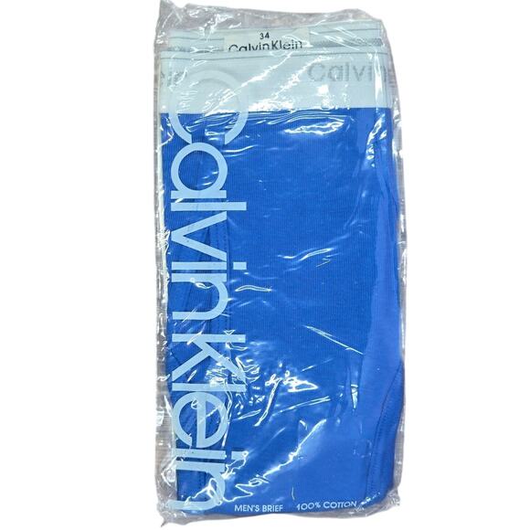 Calvin Klein Other - NWT Size 34 Calvin Klein Blue Low Rise Briefs